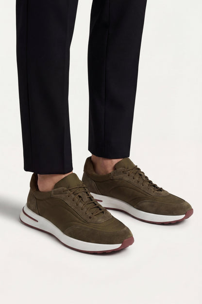 Valmont Sneaker - Khaki Green