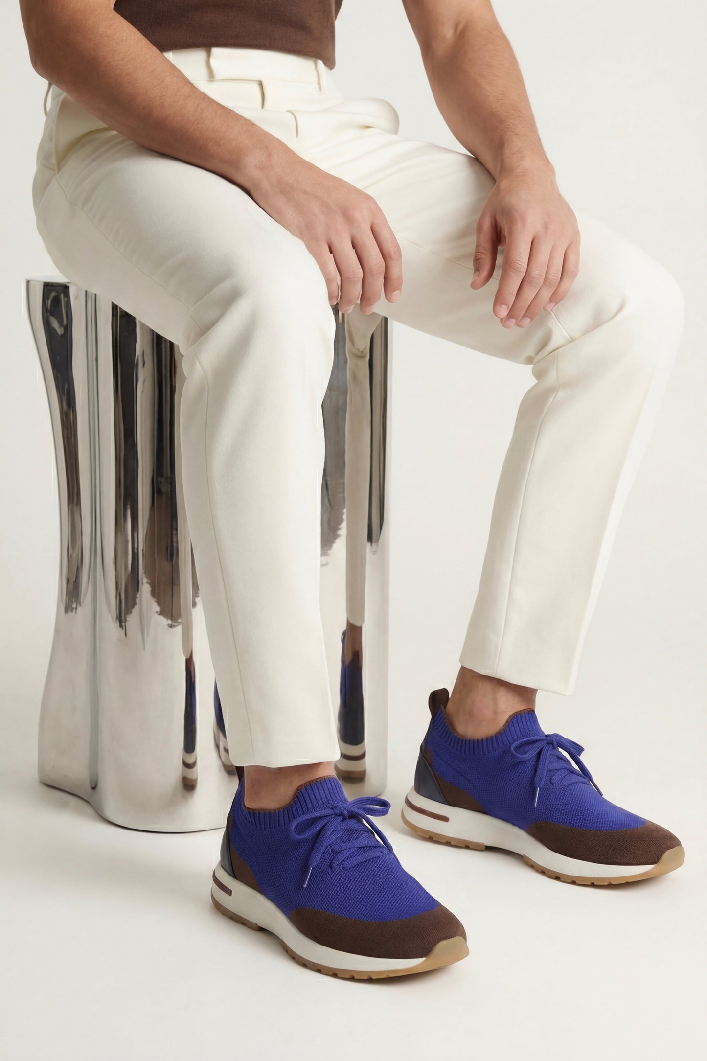 Zurigo Sneaker - Blue/Brown