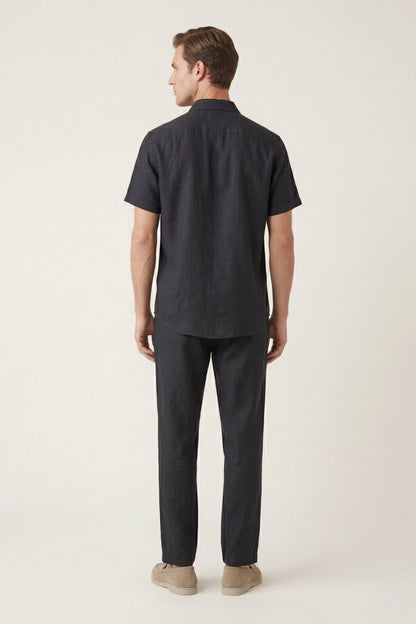 Trento Linen Set Black/Black