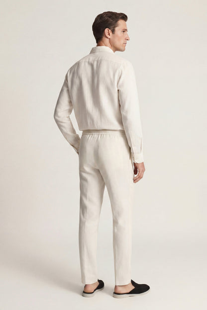 Bellagio Linen Set Long Sleeve White