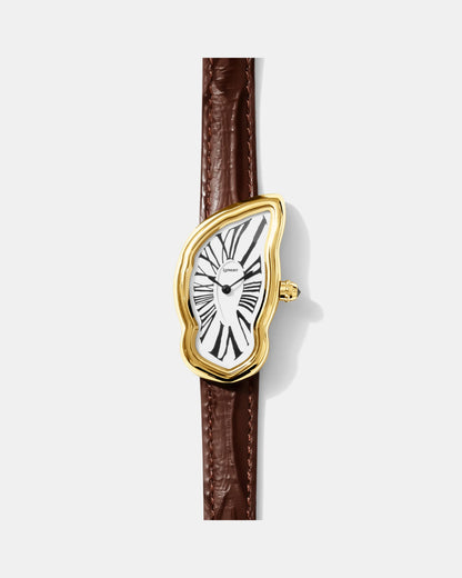 Melting Watch Large Gold