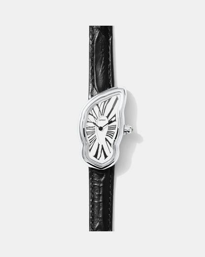 Melting Watch Large Silver