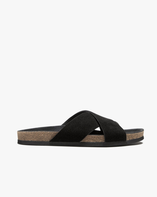 Amalfi Sandals Black Suede