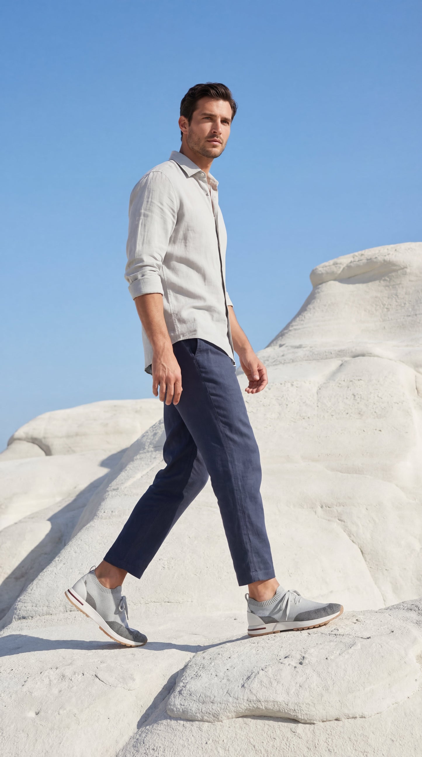 Zurigo Sneaker - Grey/Dark Grey
