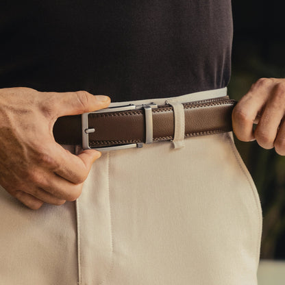 Hole-Free Belt - Brown