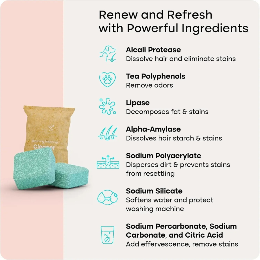 Give Your Washing Machine Years More Healthy Life With Our Cleaner