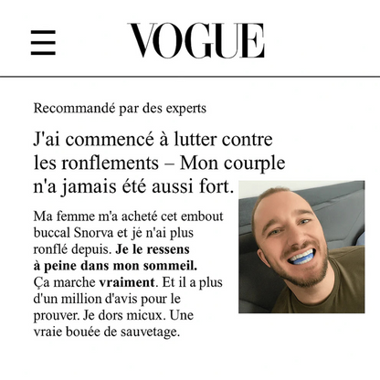 Silence Nuit™ – Dispositif Médical Anti-Ronflement