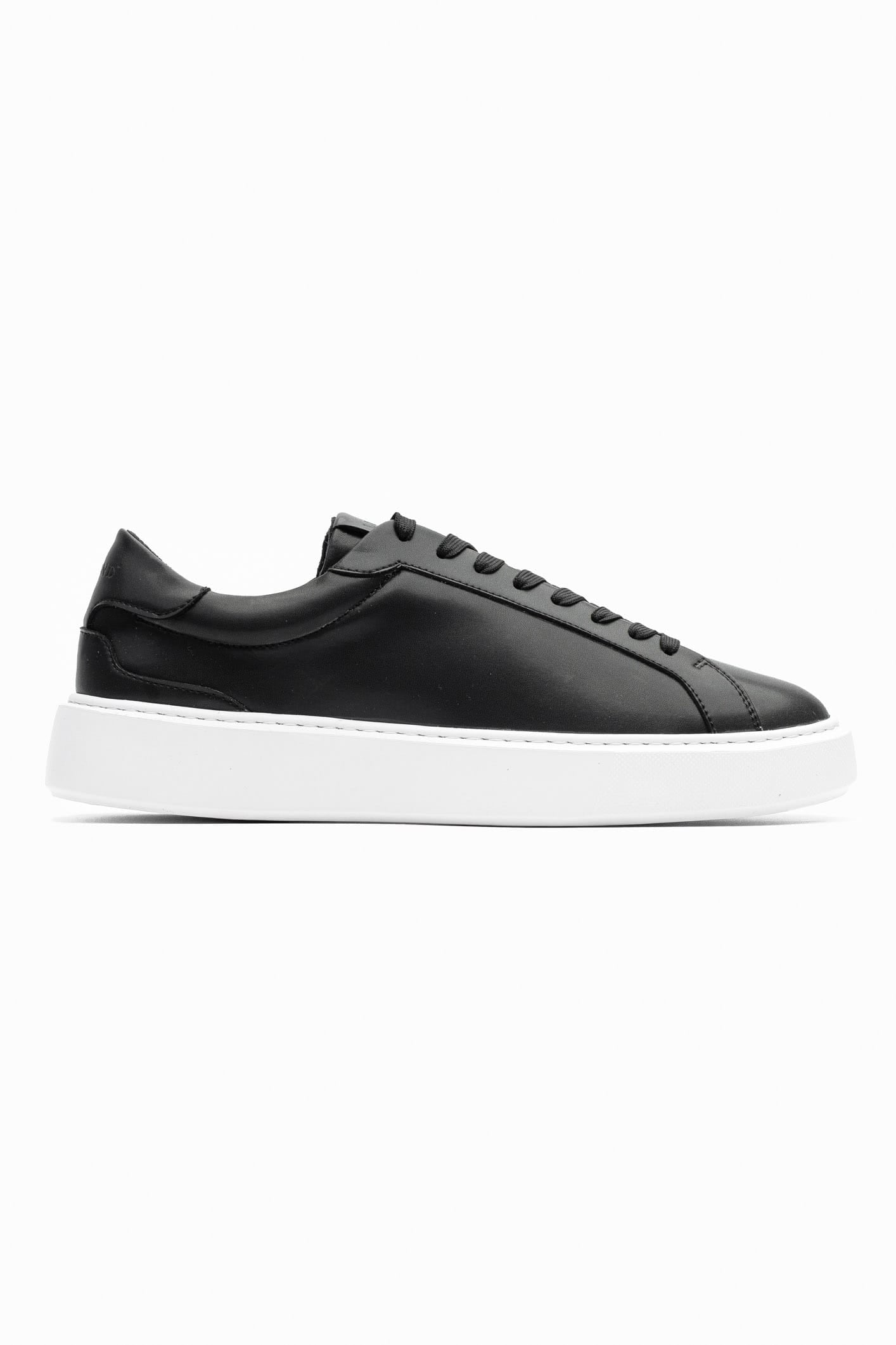 Boston Leather Trainer - Black