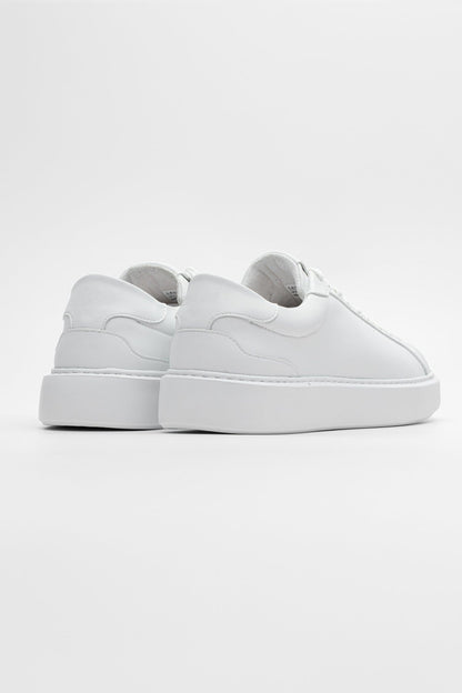 Boston Leather Trainer - White