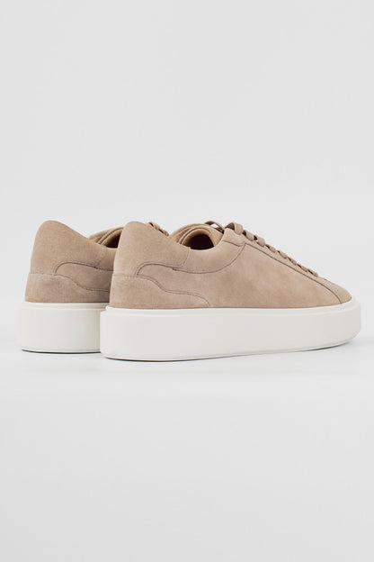 Boston Suede Trainer - Beige