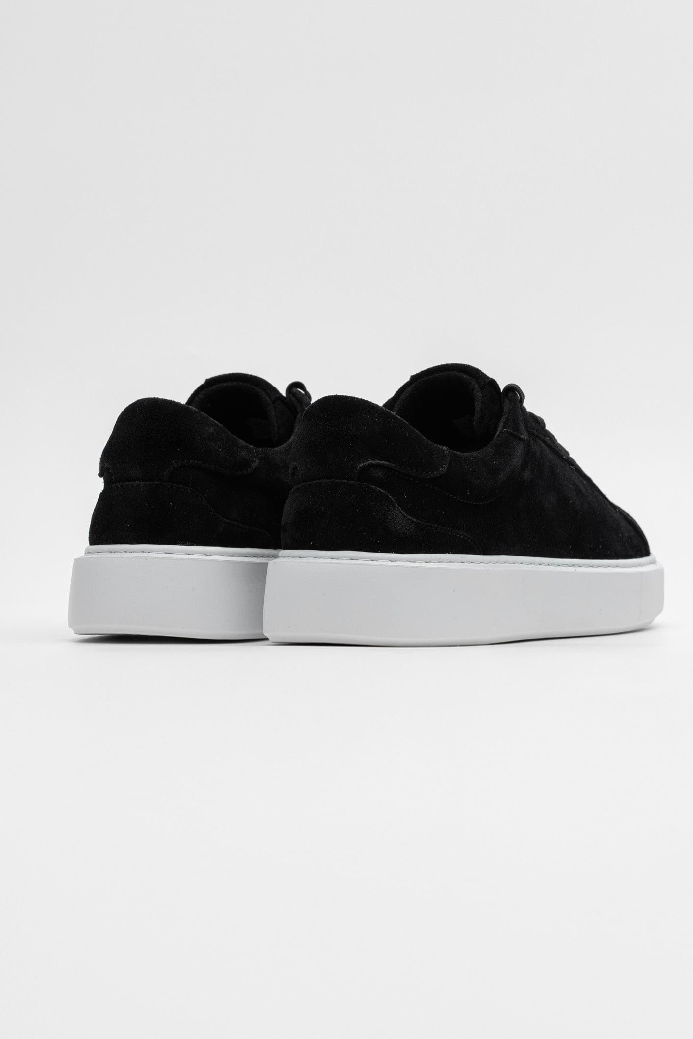 Boston Suede Trainer - Black