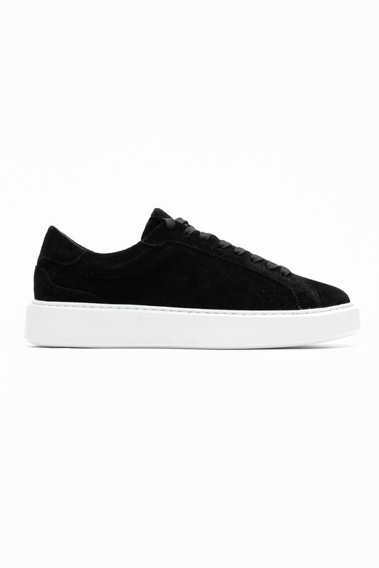 Boston Suede Trainer - Black