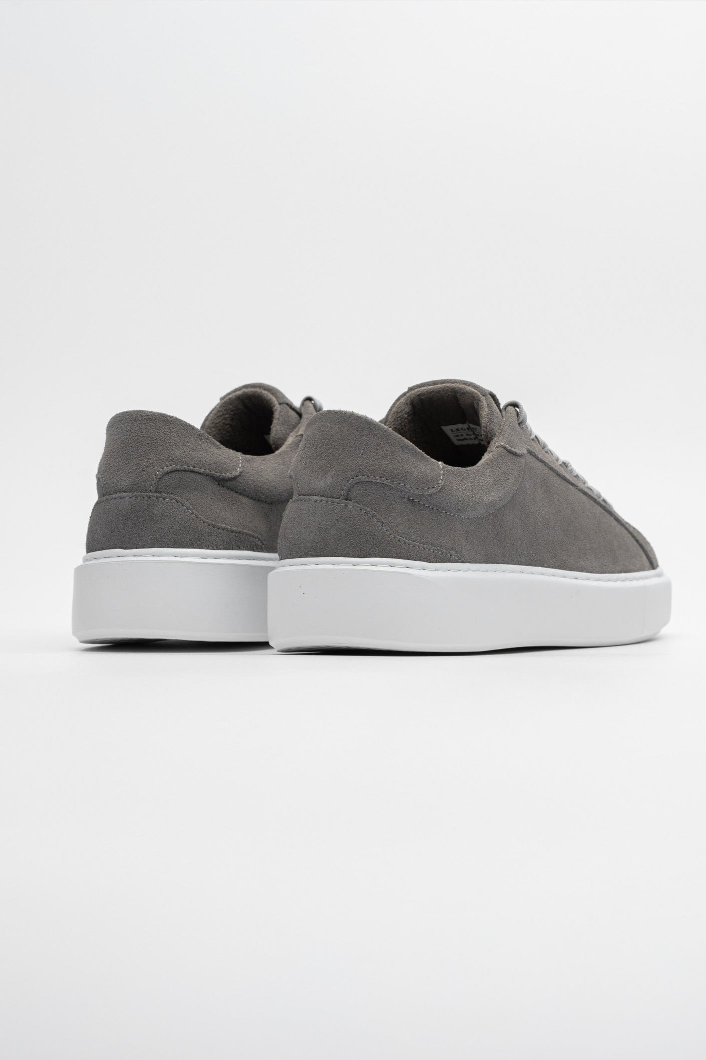 Boston Suede Trainer - Dark Grey
