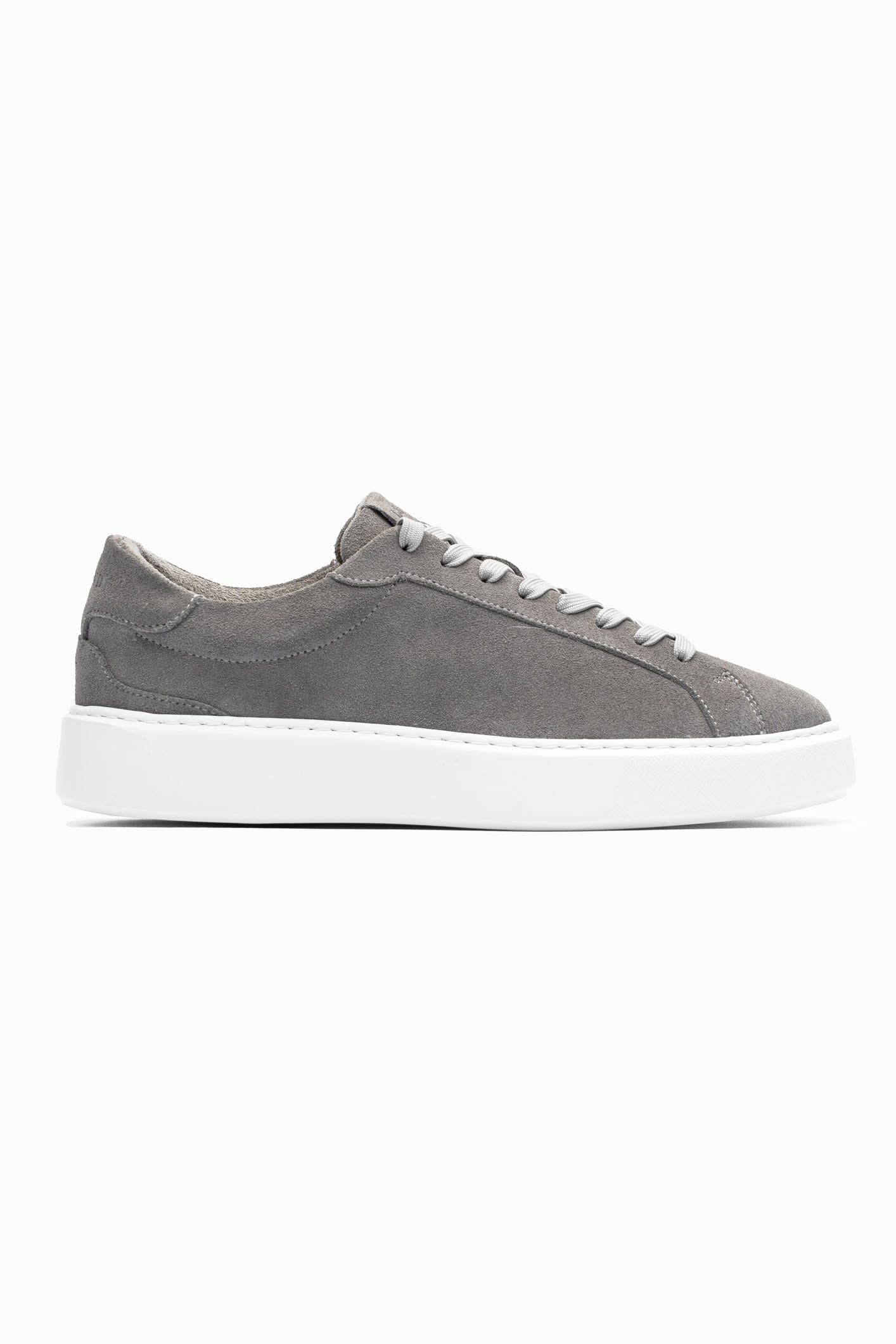 Boston Suede Trainer - Dark Grey