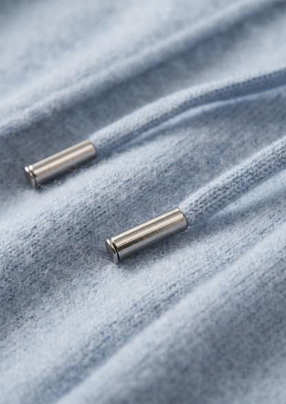 Pure Extra-Fine Merino Wool Light Blue Luzzo Set