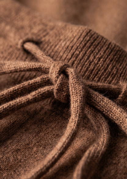 Pure Extra-Fine Merino Wool Caramel Luzzo Set