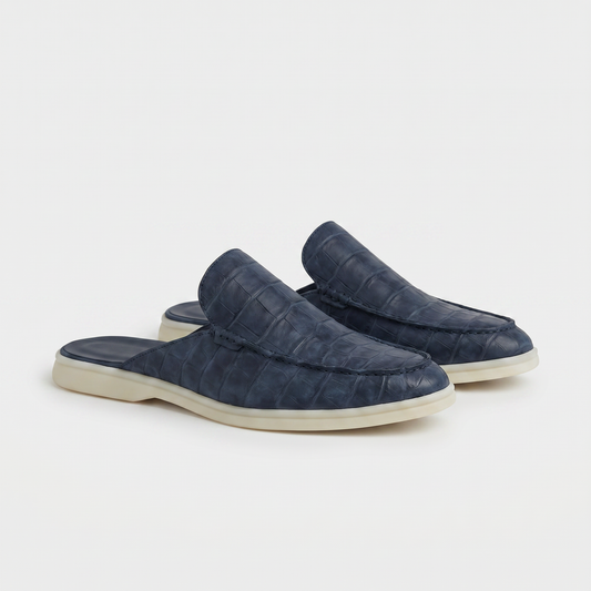 Navy Croco Mule Yacht | LIMITED EDITION
