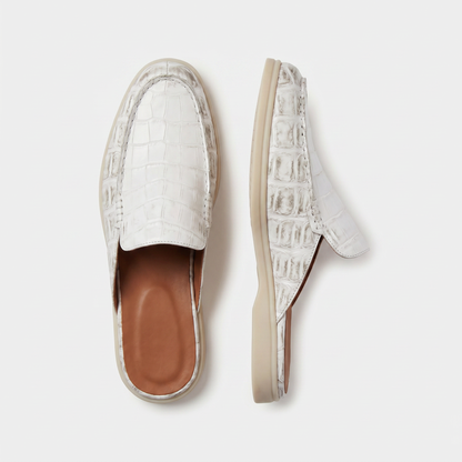White Croco Mule Yacht | LIMITED EDITION