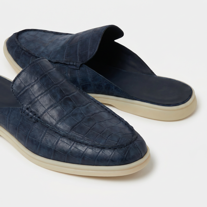 Navy Croco Mule Yacht | LIMITED EDITION