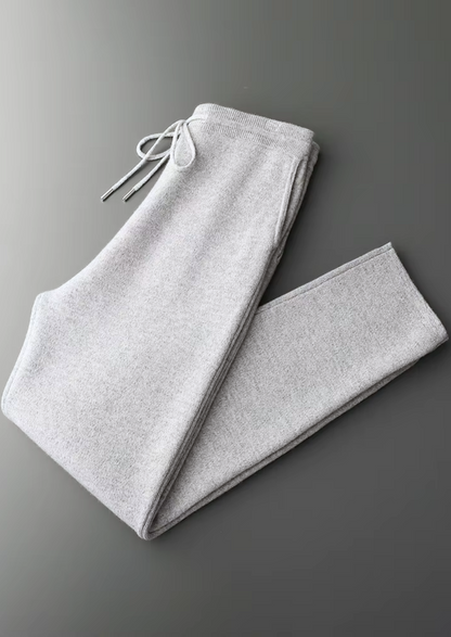 Pure Extra-Fine Merino Wool Light Gray Savro Set